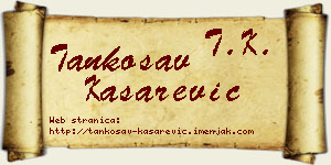 Tankosav Kašarević vizit kartica